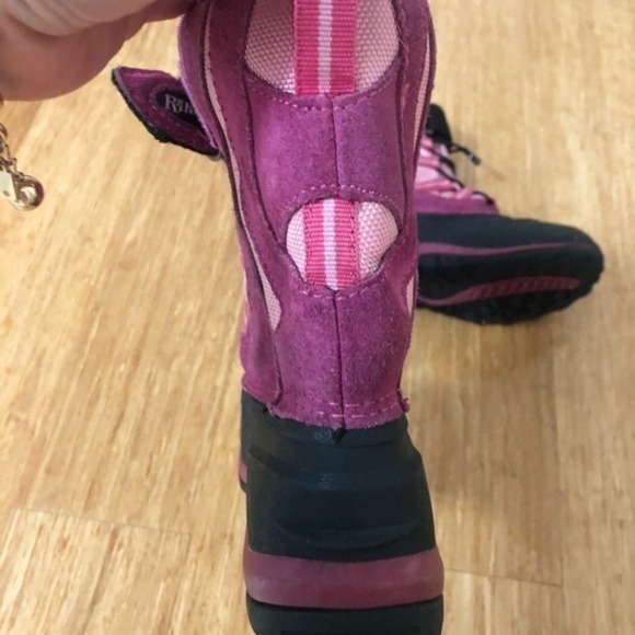 Girls Ranger Snow Boots sz 8 with Dupont Thermal light. Winter Rain Boots - Picture 9 of 14